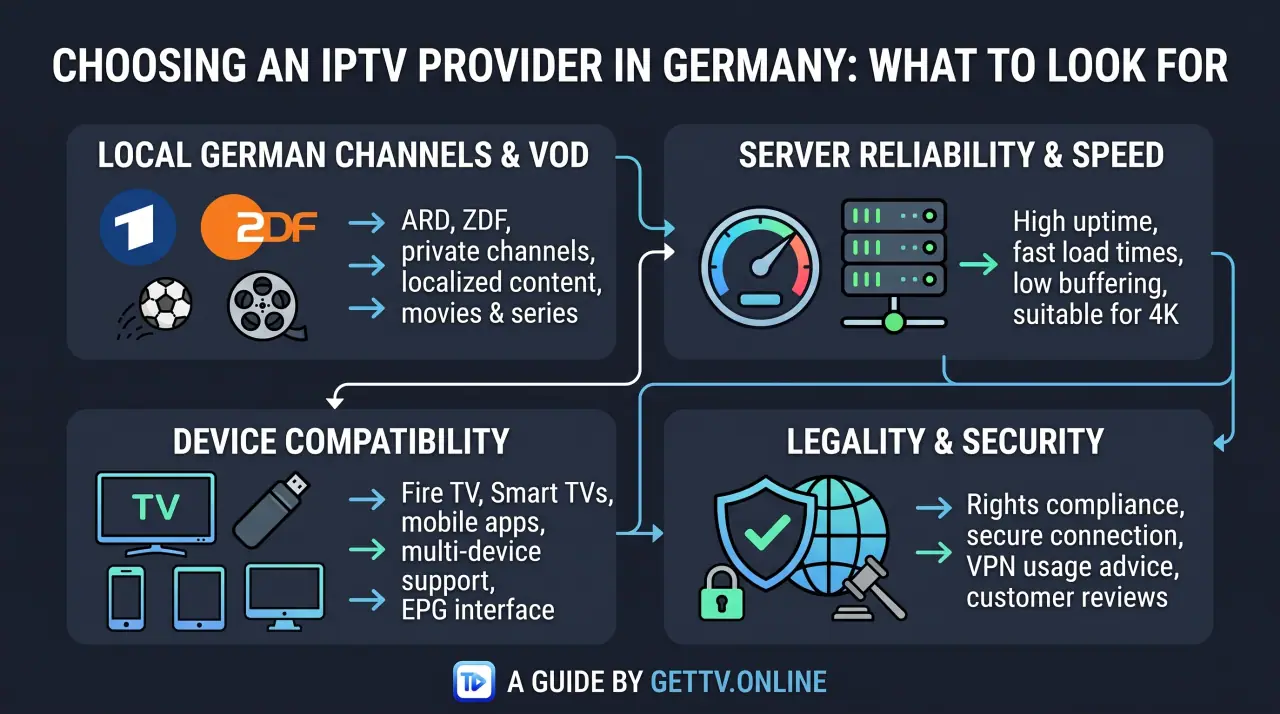 Choosing an IPTV Provider in Germany: What to Look For