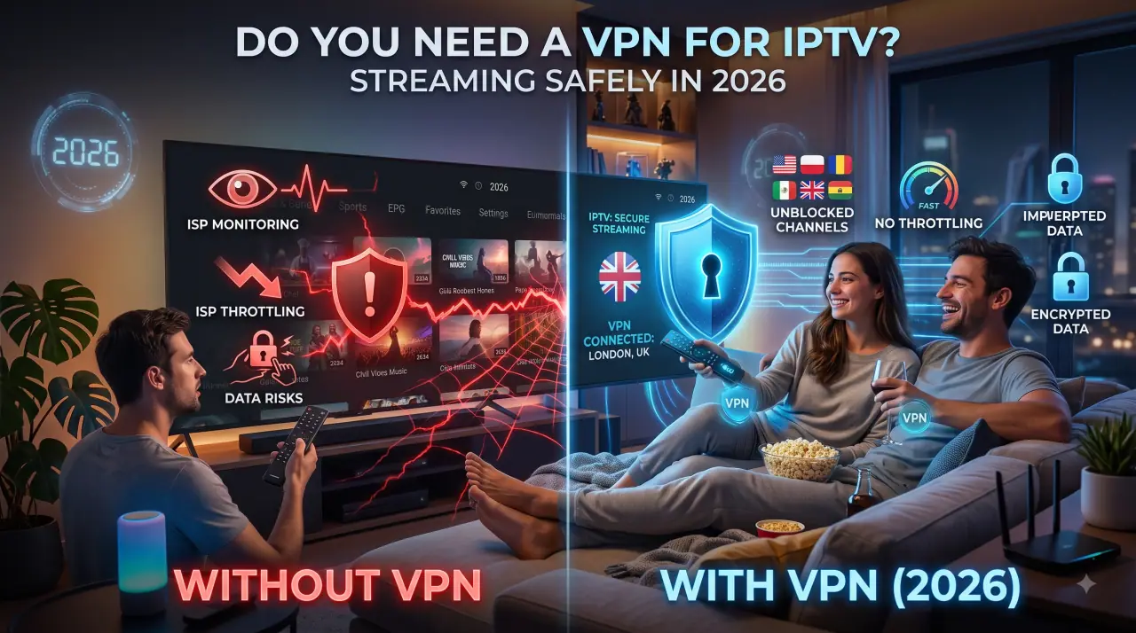 Do You Need a VPN for IPTV? Streaming Safely in 2026