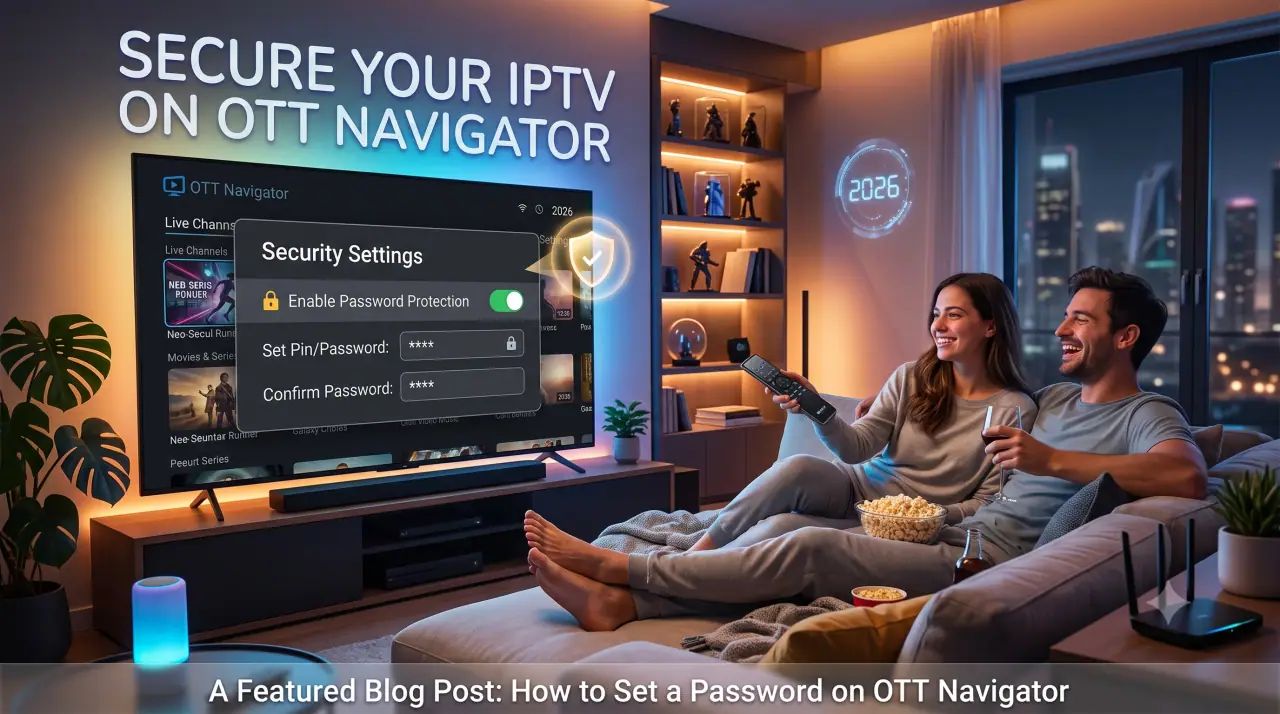 Secure Your IPTV with Password Protection on OTT Navigator