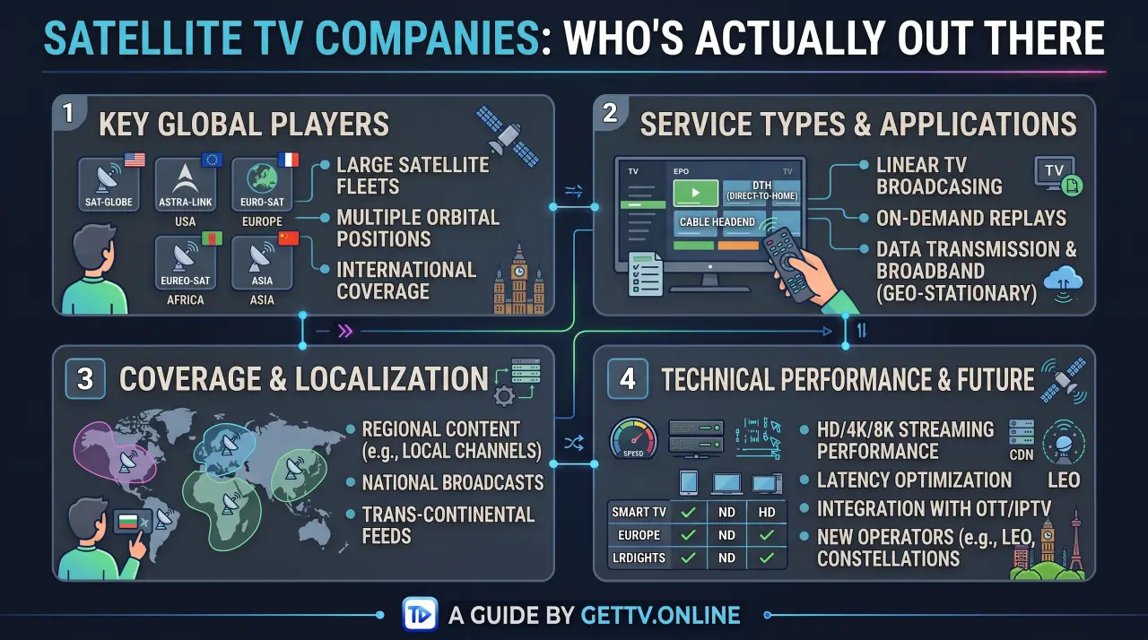 Satellite TV Companies: Who's Actually Out There