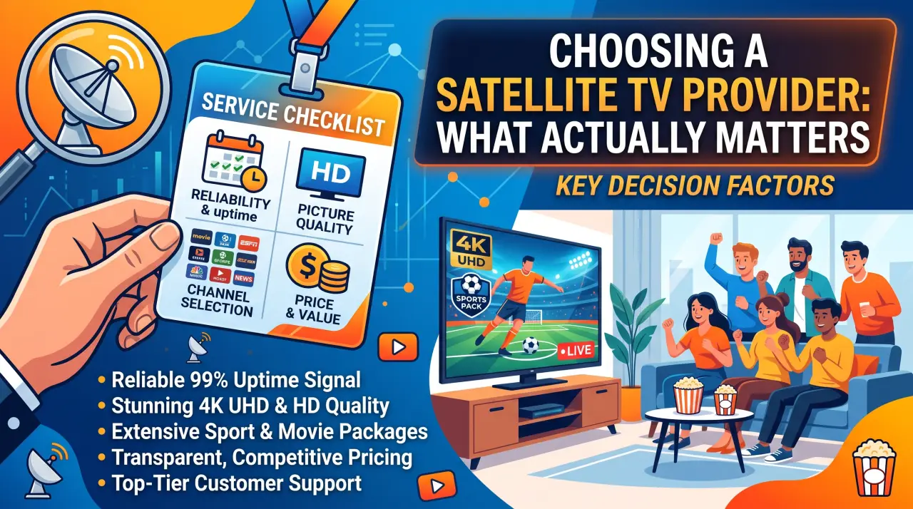 Choosing a Satellite TV Provider: What Actually Matters